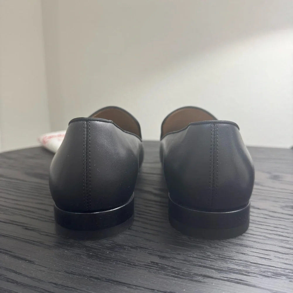 Christian Louboutin Dandelion Loafer Dress Shoe Leather Black 41 - Picture 7 of 8